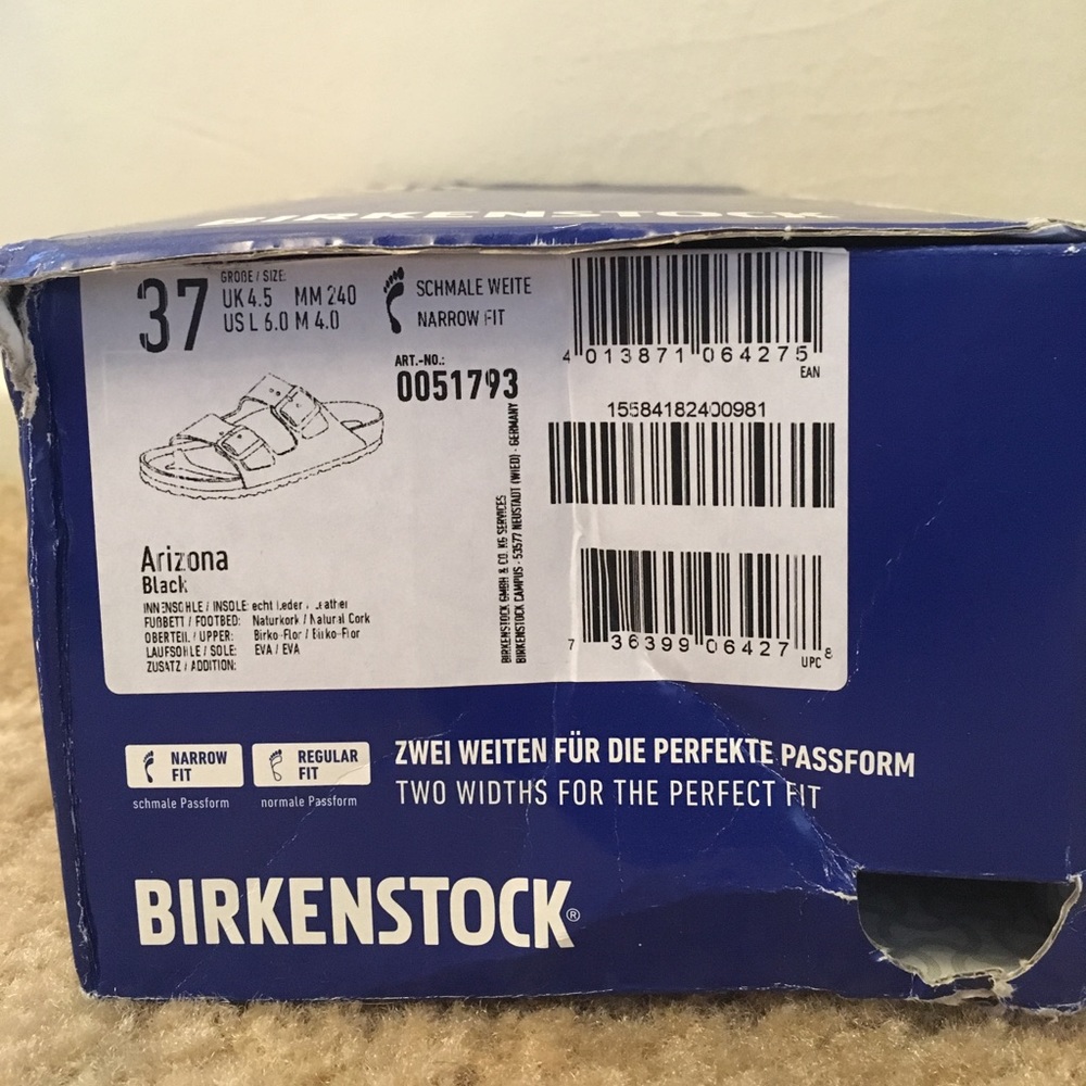 COPY - NWT Birkenstock W6 Black